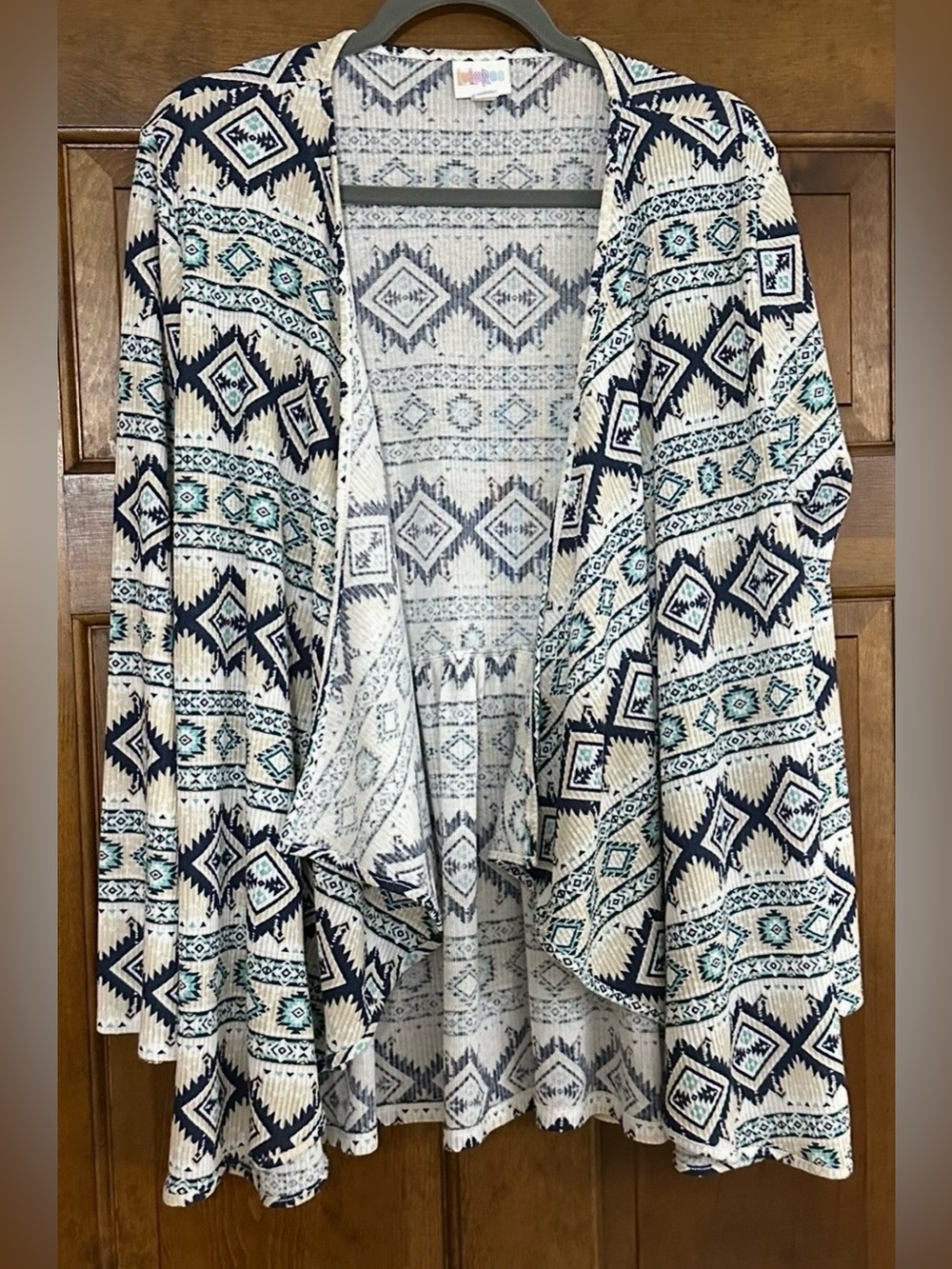 Lularoe sz L open front southwest cardigan